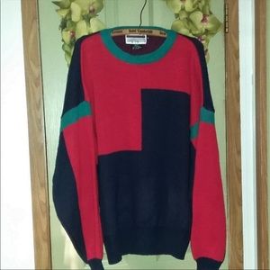 VTG 90’s Multi-Color Blocked Sweater